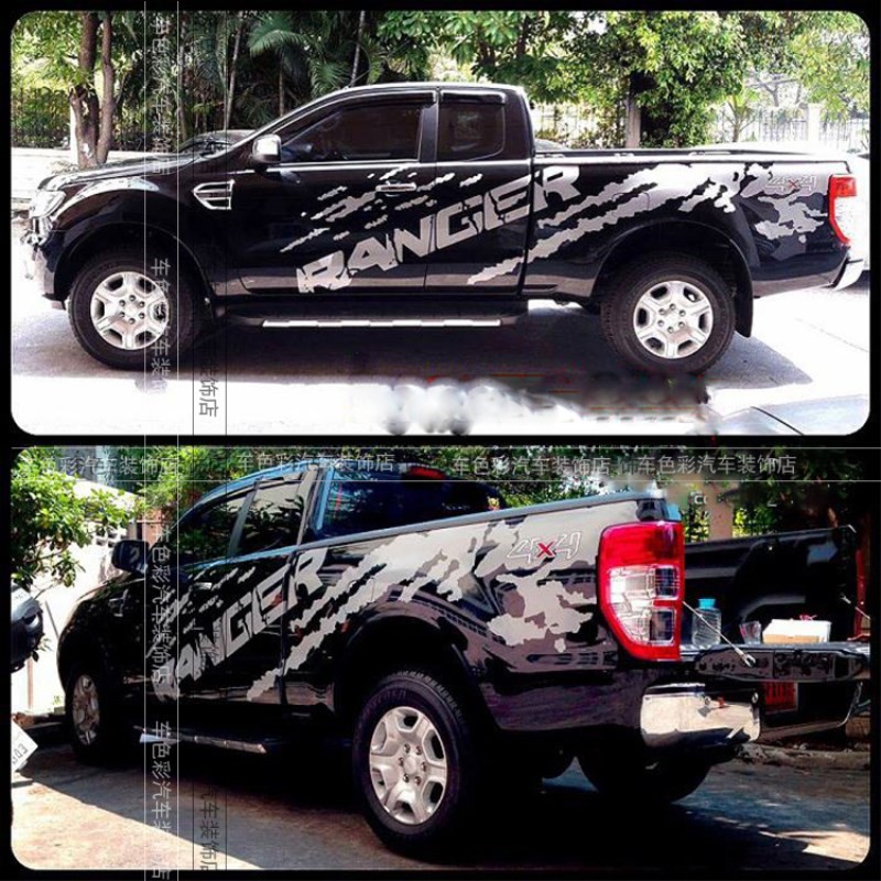New custom car stickers FOR Ford RANGER body appearance special ...