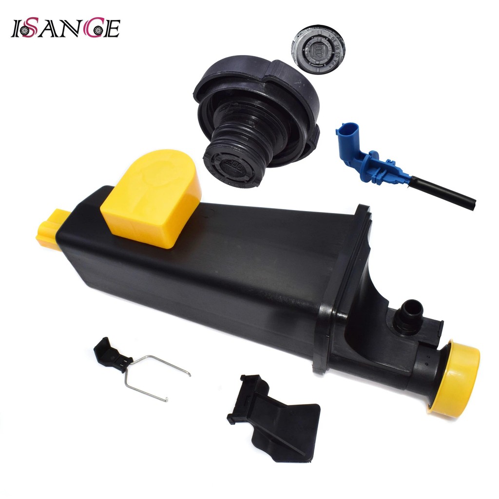 Engine Coolant Expansion Reservoir Tank Bottle + Cap + Level Sensor Kit