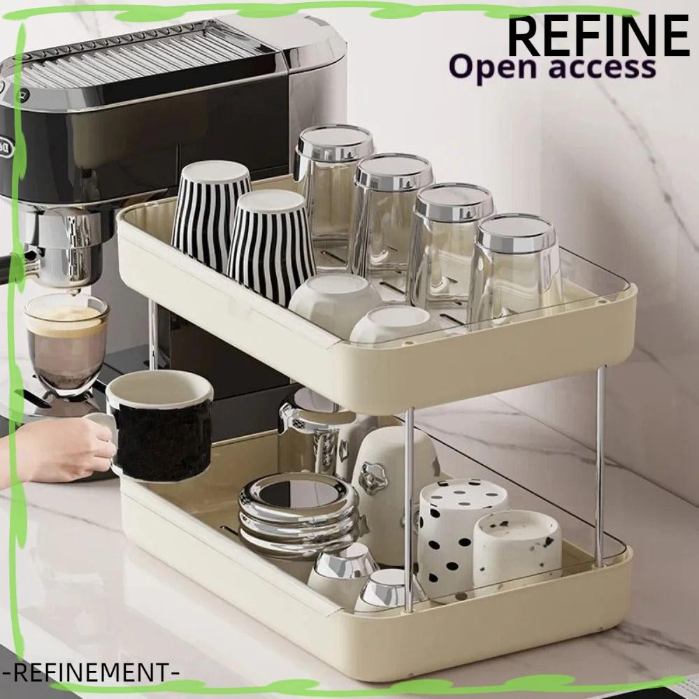 REFINEMENT Cup Storage Rack, Multifunctional Thickened Cup Holder, with ...