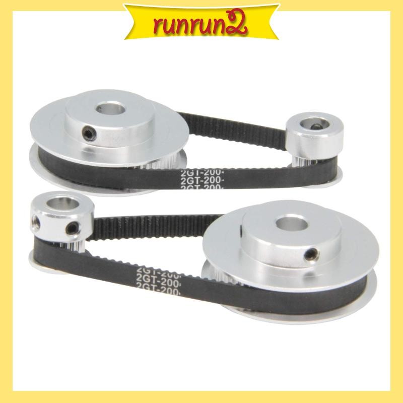 GT2 Synchronous Wheel Kit 20 & 60 Teeth 5mm Bore Aluminum Pulley Belt 200mm - View #10