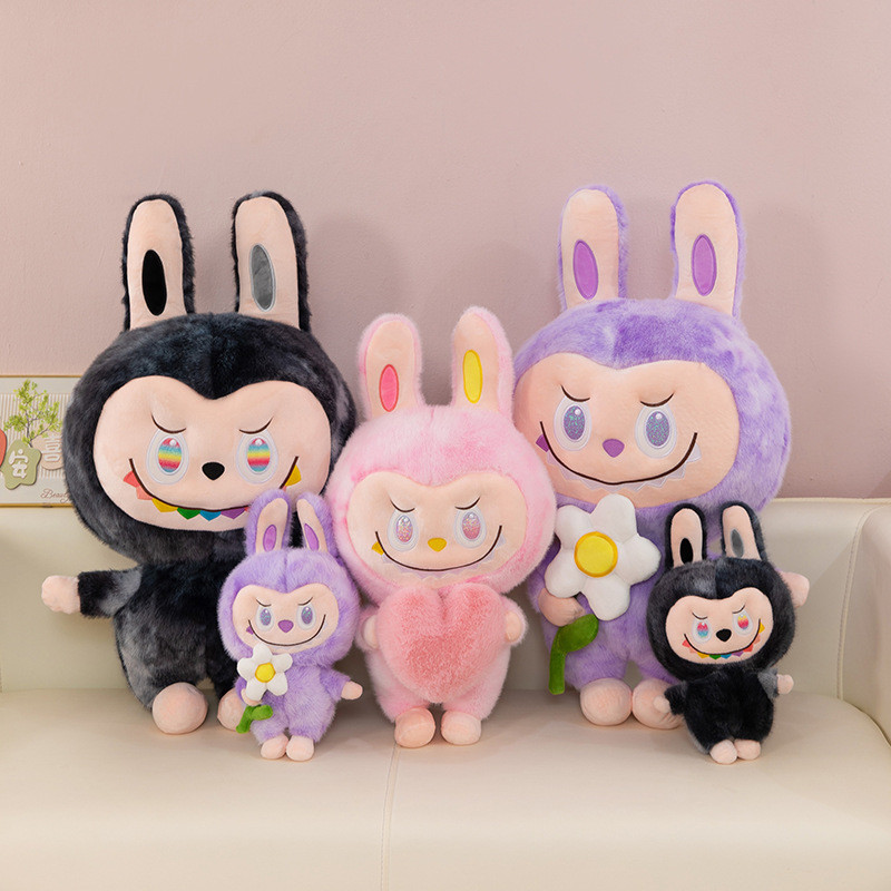 60cm New Style Labubu Plush Toy Influencer Cute Pop Mart Doll Soft Cute ...