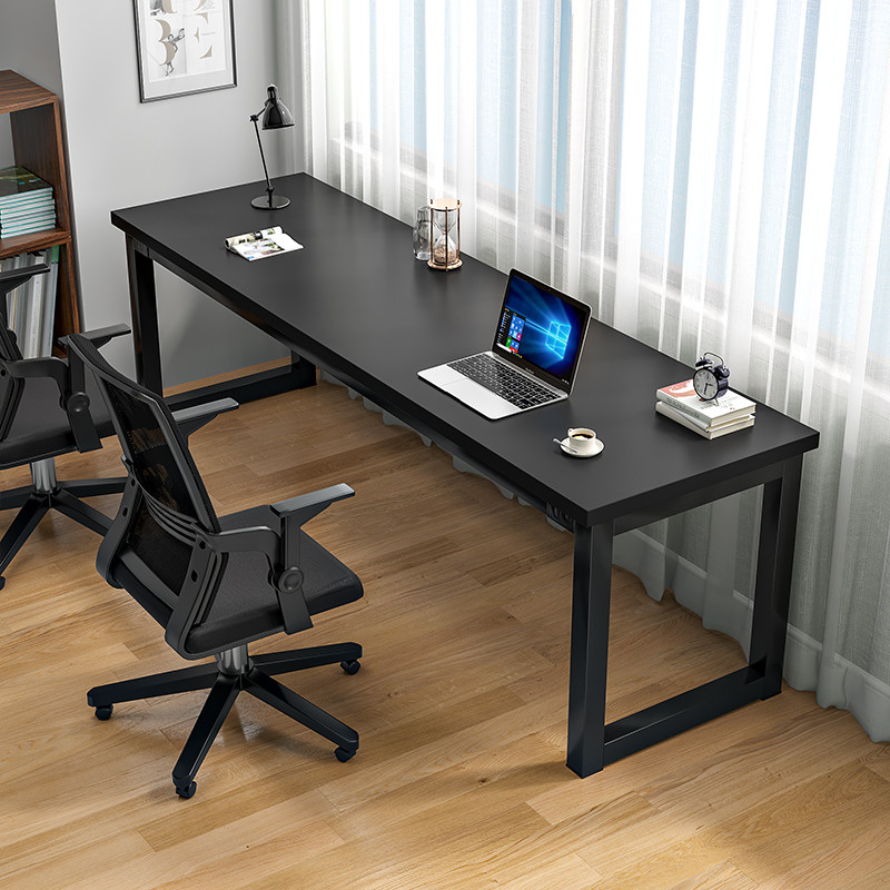 Double Desk Long Table by the Window Narrow Simple Writing Desk Home ...