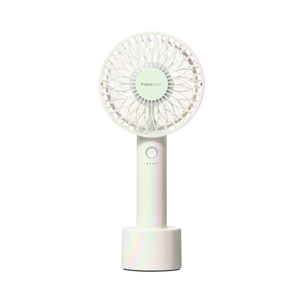 2024 model Francfranc Francfranc Frès Handy Fan Aurora White Portable