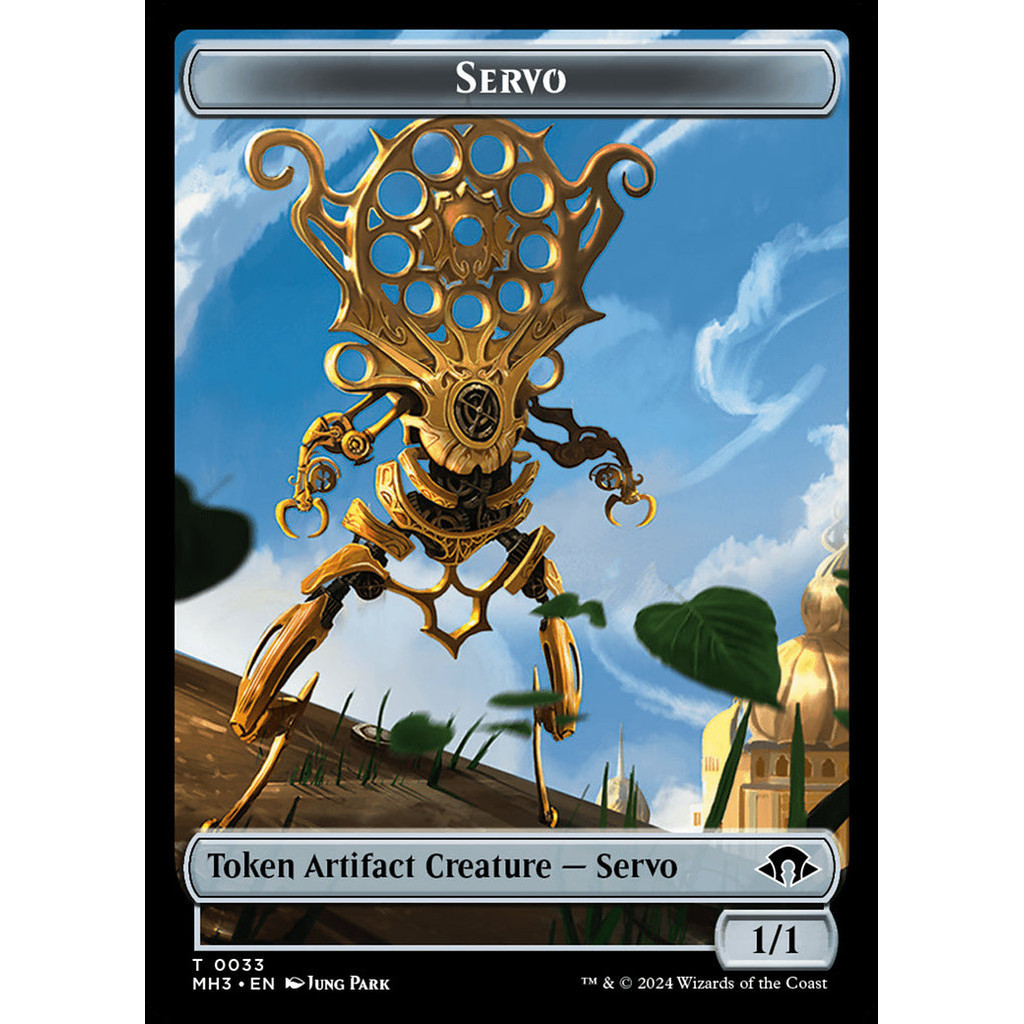 Servo // Fish DoubleSided Token [Modern Horizons 3 Tokens] Shopee