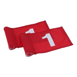 LANFY Golf Course Flags, with Tube Inserted 420D Nylon Putting Green ...