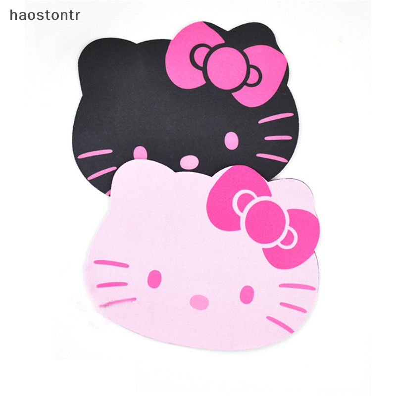 haostontr Girly Heart Hello Kitty Anime Kawaii Sanrio Mouse Pad Cute ...