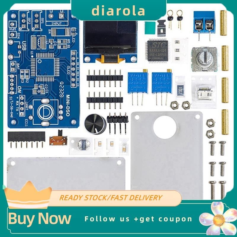 【diarola】DIY Mini Digital Oscilloscope Electronic Kit STC8K8A MCU with