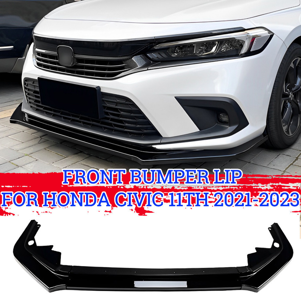 Car Front Bumper Lip Spoiler Chin Body Kit Protection Exterior Diffuser