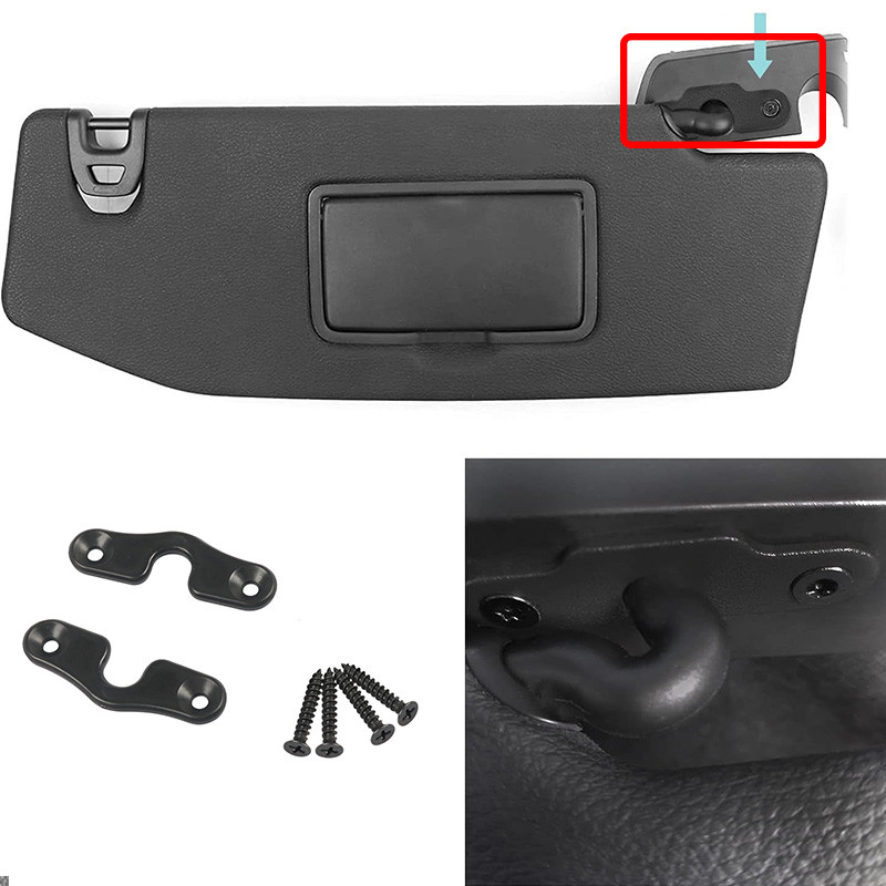 Pcs Sun Visor Repair Kit Heavy Duty Sun Visor Clips For Jeep Jk