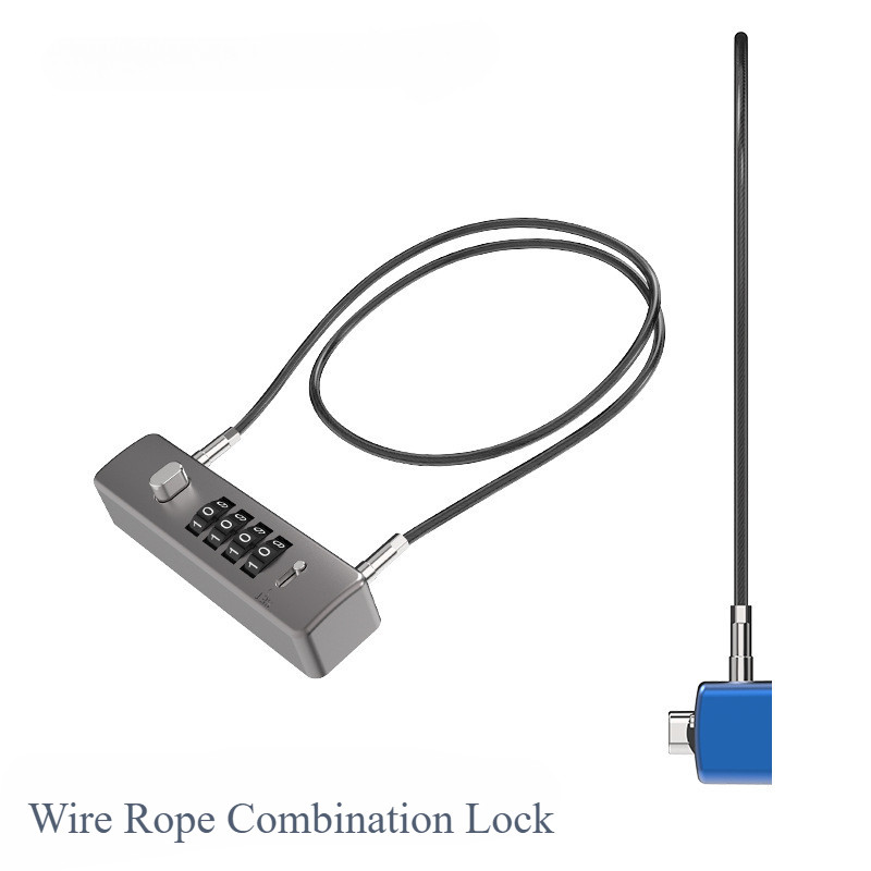 Bicycle Anti-theft Lock Wire Rope Combination Lock 4-digit Code Cable ...