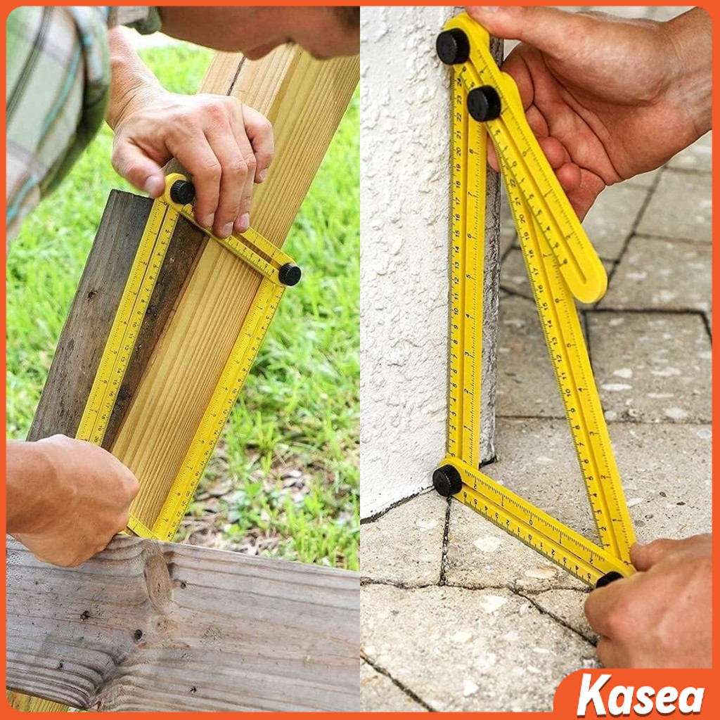 KAS Angle Ruler Tool Multi Angle Four-fold Template Folding Ruler ...