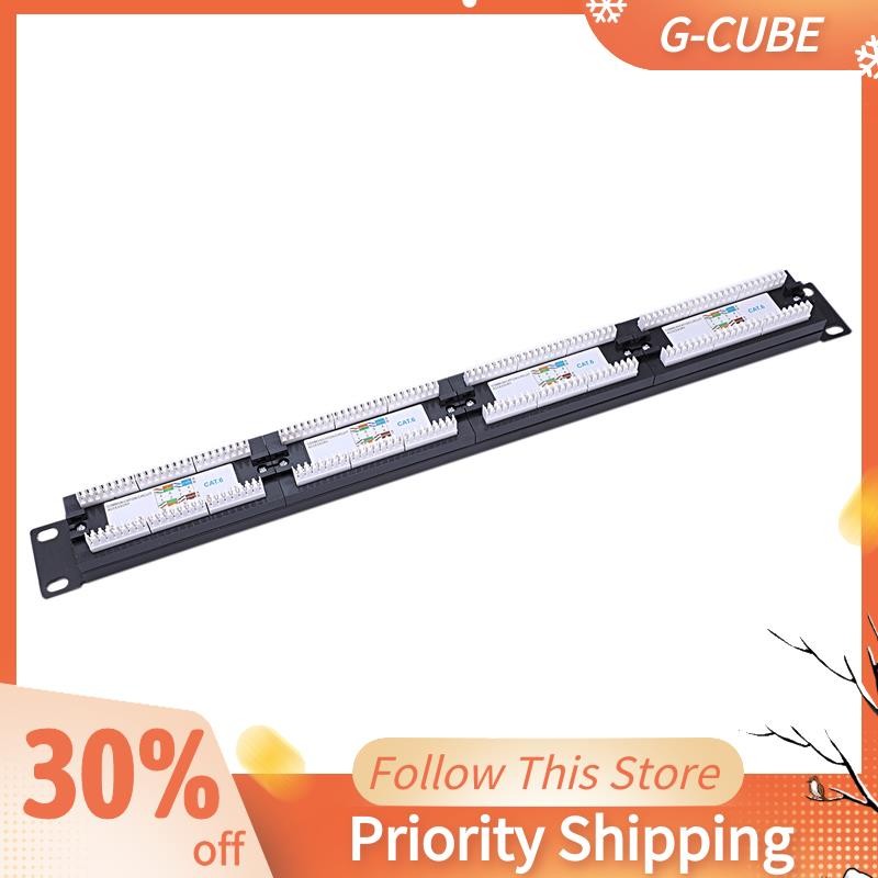UTP 24 Port Rj45 Patch Panel Rack Cable Wall Mounted Bracket Connector ...