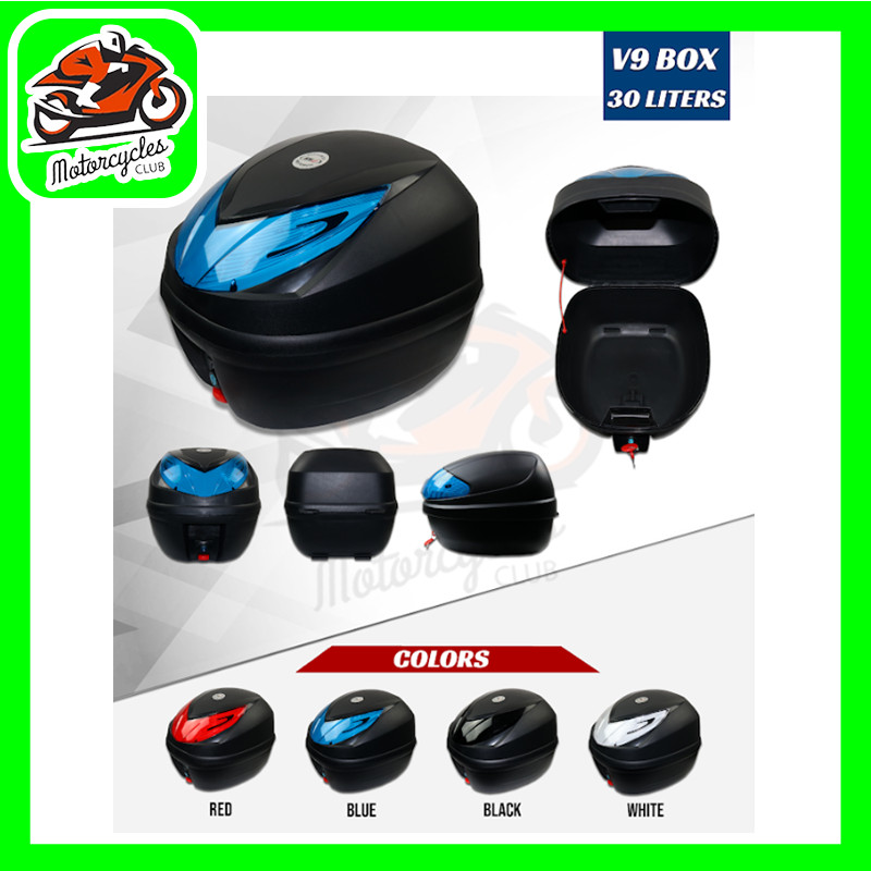HNJ HARD PLASTIC TOP BOX 30 LITERS SMALL BOX FOR MOTORCYCLE WITH BASE ...