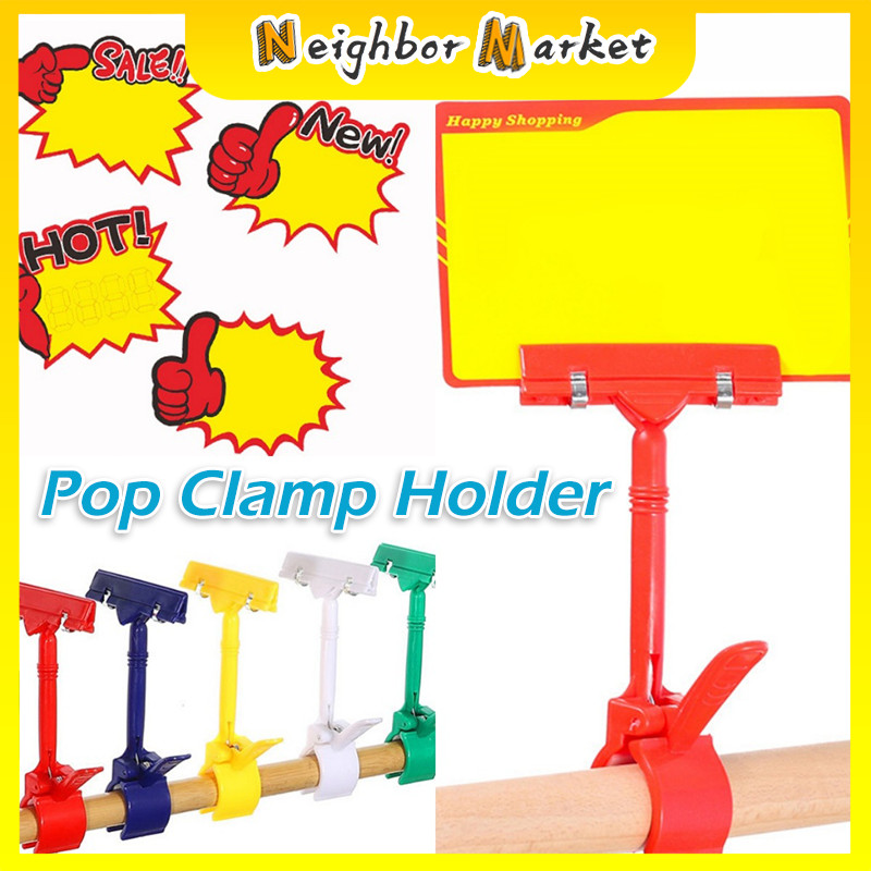 Merchandise Plastic Price Clip for Price Tag Price Rotatable PopClip ...