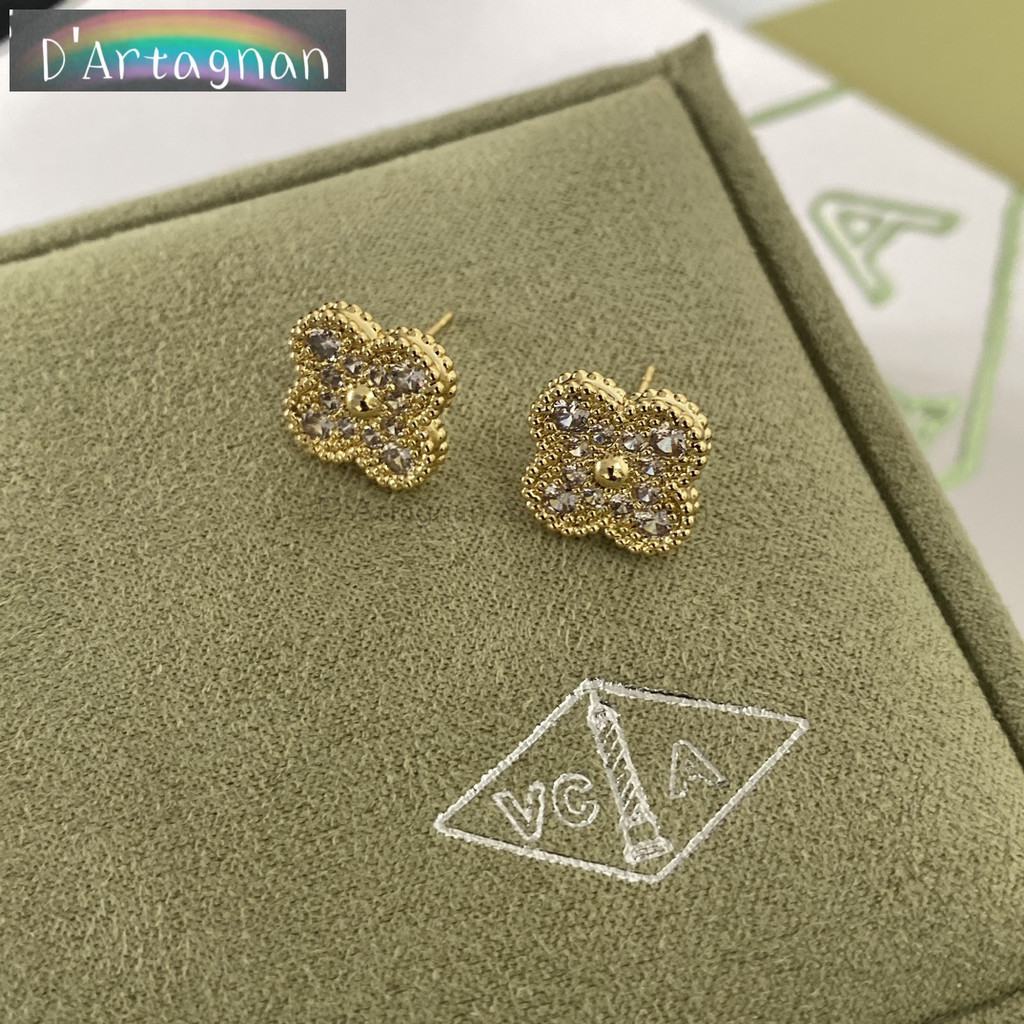 {Boutique Ready Stock} VCA Metal Necklace Fourleaf Clover Pendant