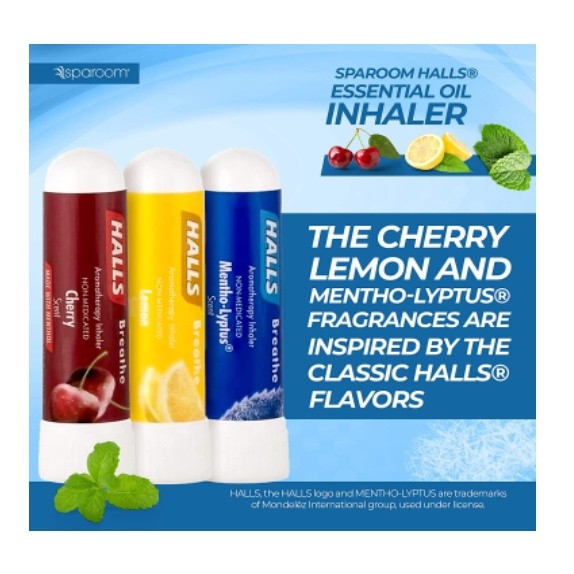 CLEARANCE SALE Sparoom HALLS® Essential Oil Aromatherapy Inhaler