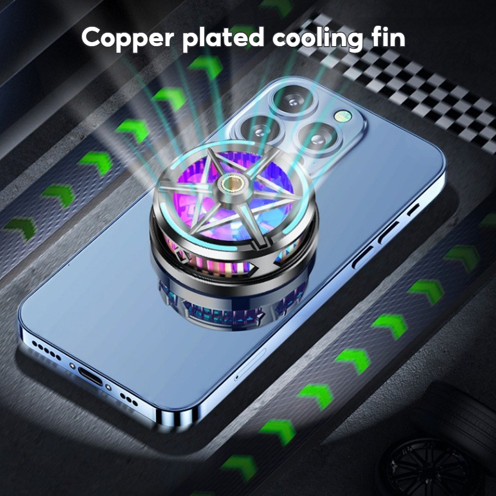 Magnetic Phone Cooler Gaming Radiator Phone Cooler Cool Heat Sink For ...