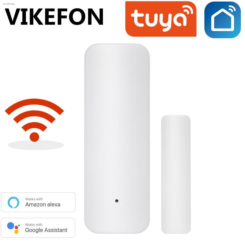 COD☆Tuya Smart WiFi By Sensor Door Open / Closed Detectors WiFi App
