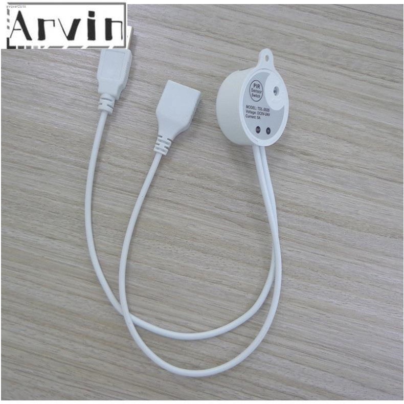 COD☆DC 5 24V/5A na auto USB plug katawan infrared PIR motion sensor ...