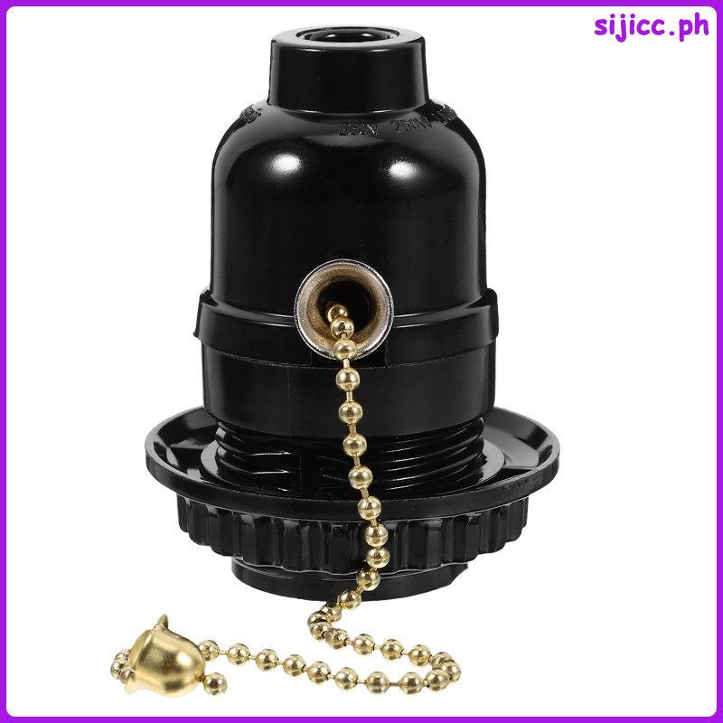 Zipper Chandelier Lamp Base with Pull Switch Wall Light Fixture