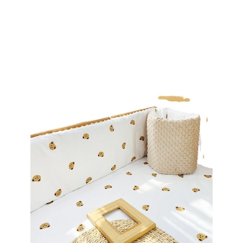 Crib Bed Circumference Baby AntiCollision Soft Bag Bean Velvet One