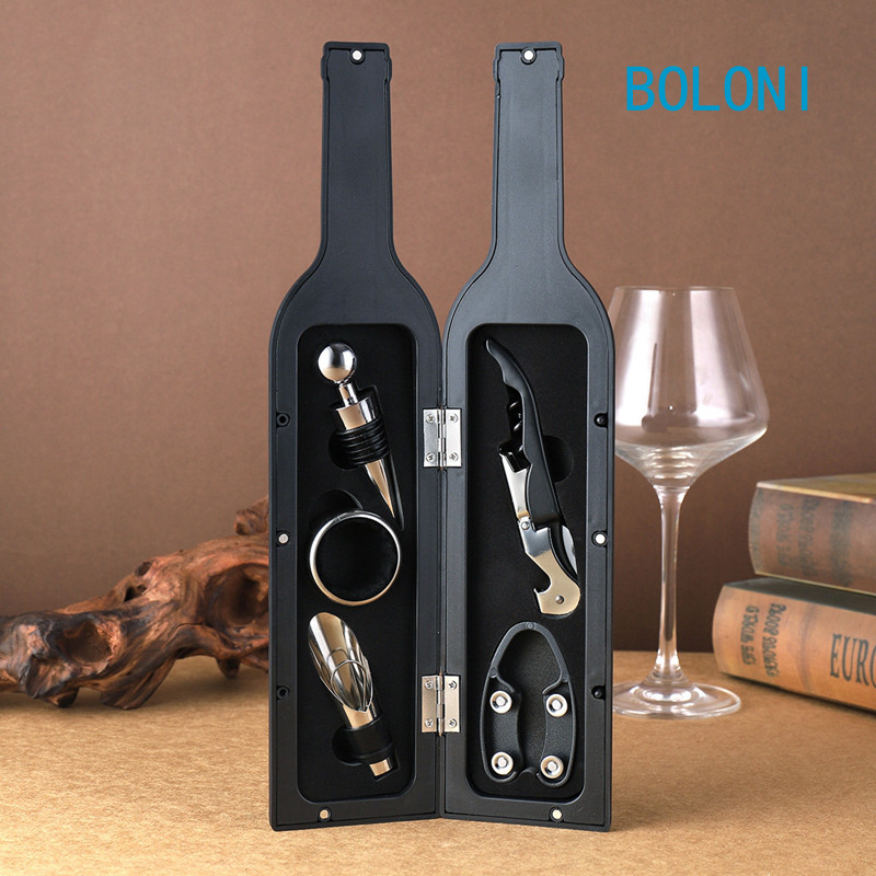 Elegant Wine Accessory Gift Set Opener, Pourer & Tools - Perfect ...