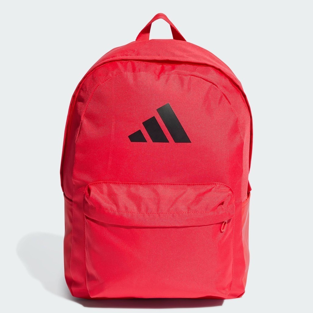 adidas Lifestyle Classic 3 Bar Logo Backpack Unisex Red IS7052 | Shopee ...