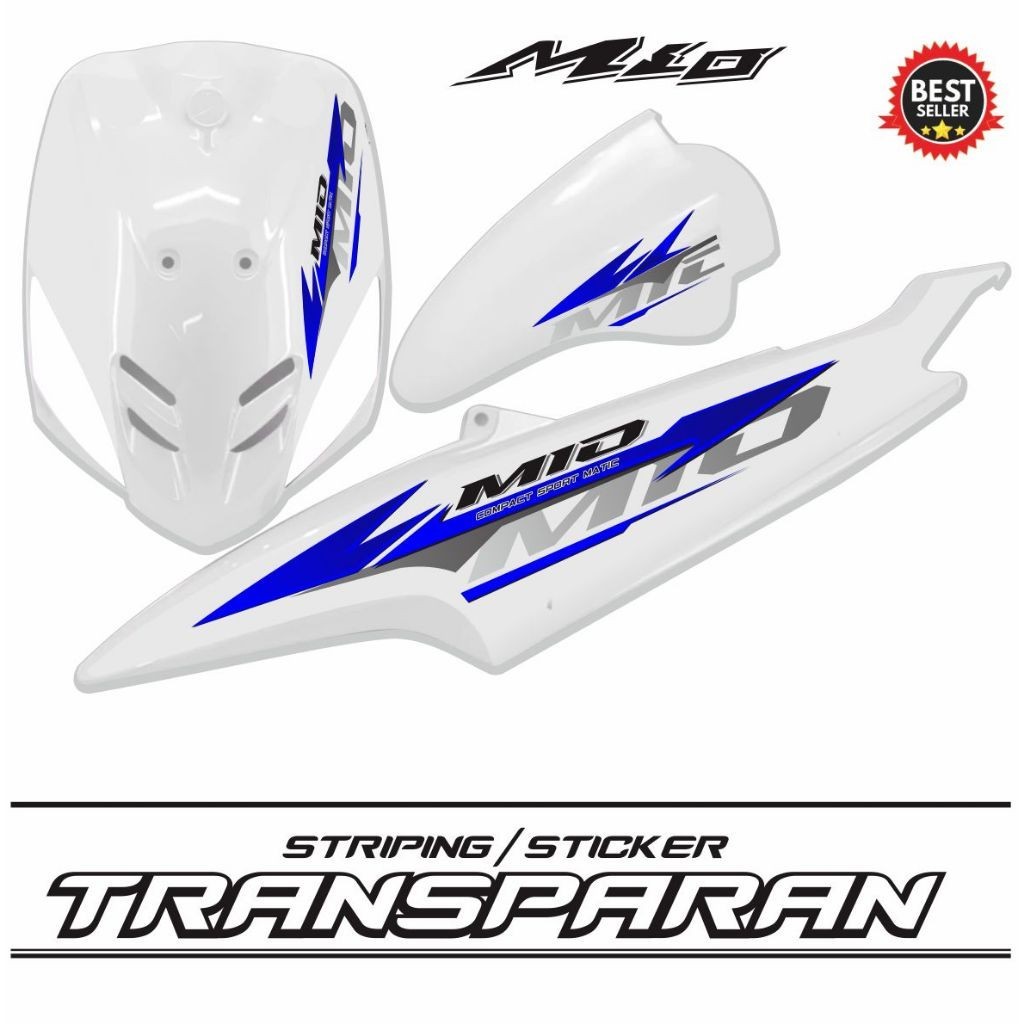 MIO OLD STICKERS UV TRANSPARENT MATERIAL MIO STRIPING VARIATIONS MOTIF ...