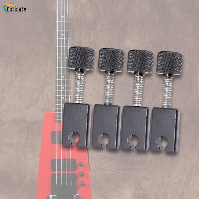 [Szlinyou1] 4x Electric Bass Bridge String Saddles Guitar Clamp String ...