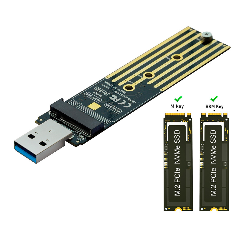 [Yoblely.ph] USB 3.1 Gen 2 To M.2 NVMe SSD Converter Adapter 10Gbps ...