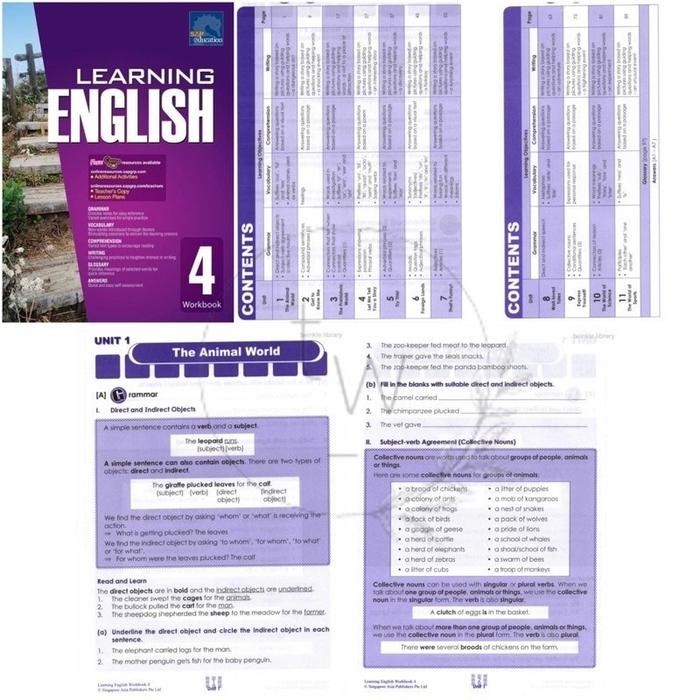 SAP Learning ENGLISH Workbook 1 2 3 4 5 6 | English for Elementary ...