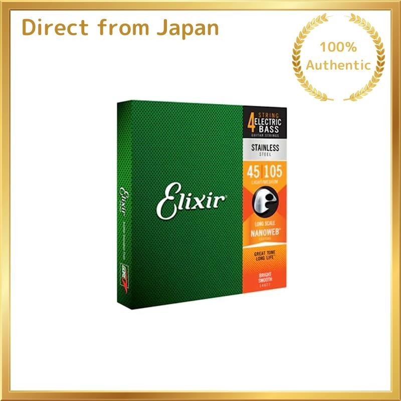 Elixir Elixir Bass Strings NANOWEB Stainless Long Scale Light/Medium ...
