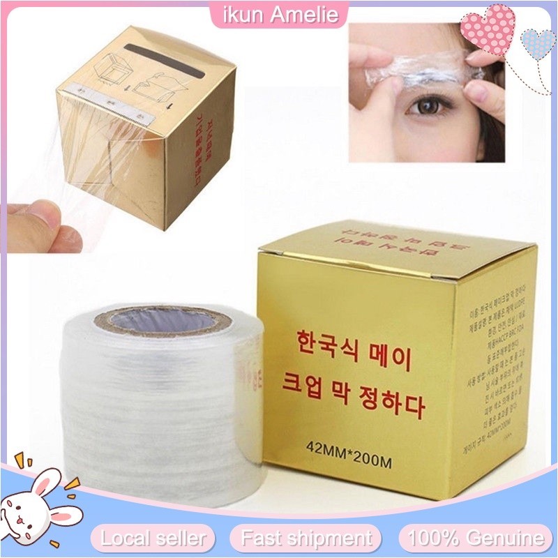 1 box of plastic wrap for eyelashes, eyebrows, eyes, lips, tattoos ...