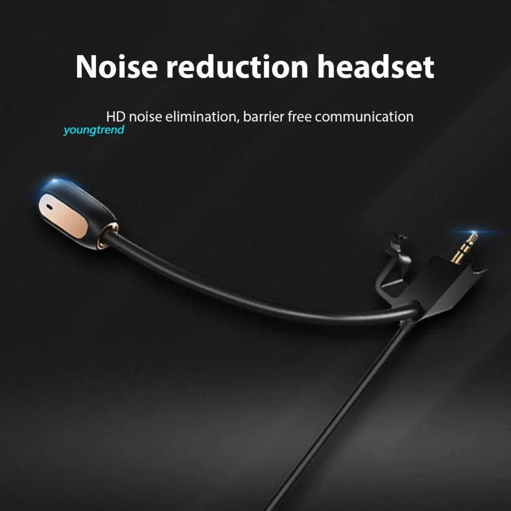 Detachable Gaming Boom Microphone 3.5mm Plug Noise Cancelling for Bose QC35 QC45 youngtrend.ph