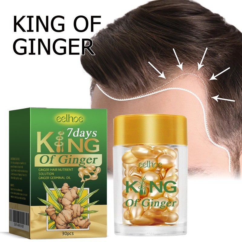 EELHOE 7 Days Ginger Oil for Hair Growth Ginger Hair Care Straightening ...