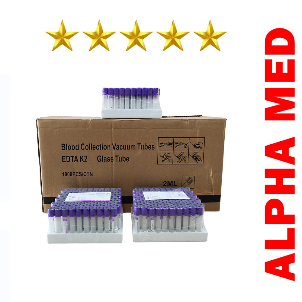 Blood Collection Tubes EDTA K2 / YELLOW (18 TRAYS) | Shopee Philippines