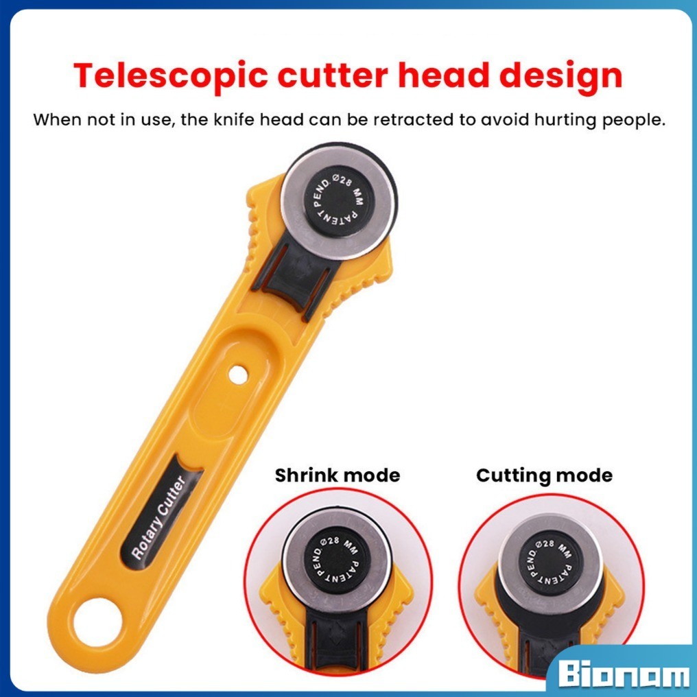Bi 28mm Circular Cutter Fabric Cutting Knife Cloth Leather Paper ...