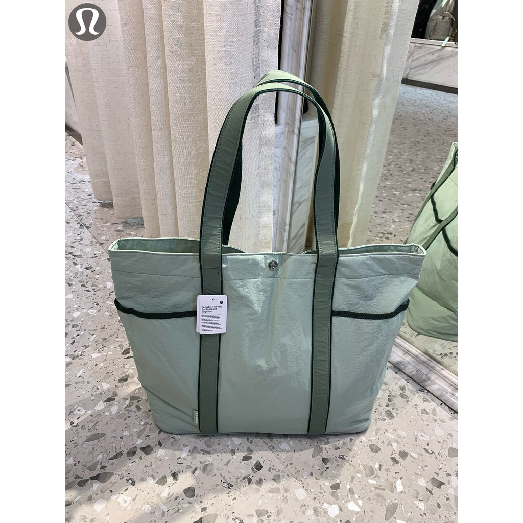 Lululemon New Daily Multi-pocket Waterproof Canvas Bag 20L Large Capacity Yoga  Tote Bag Handbag | Shopee Philippines
