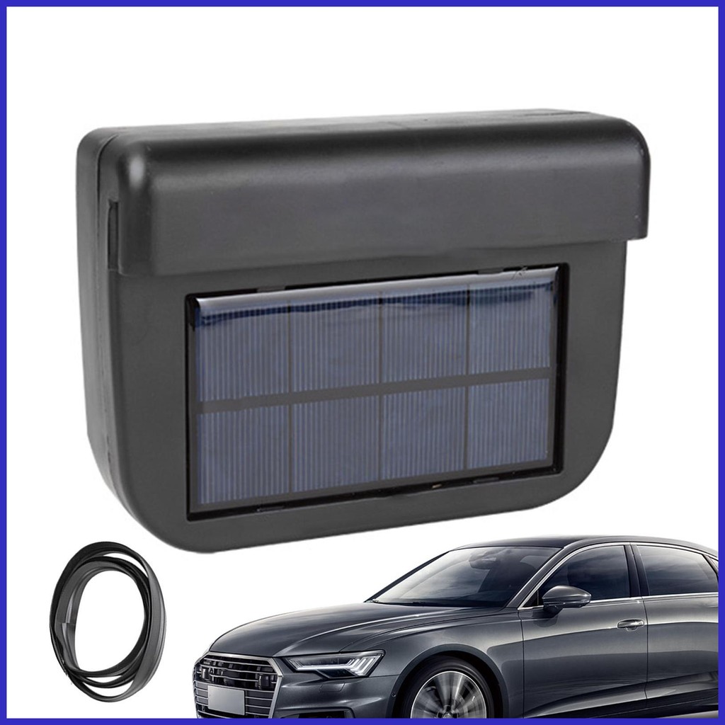 Solar Car Window Fan Fast Rotation Solar Window Car Cooling Fan Compact ...