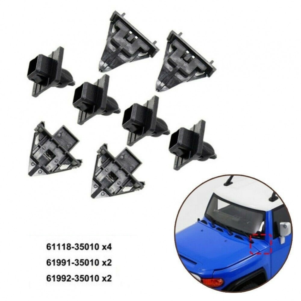 【CAMILLES】Replacement Body Retainer Clip Set for For TOYOTA FJ Cruiser