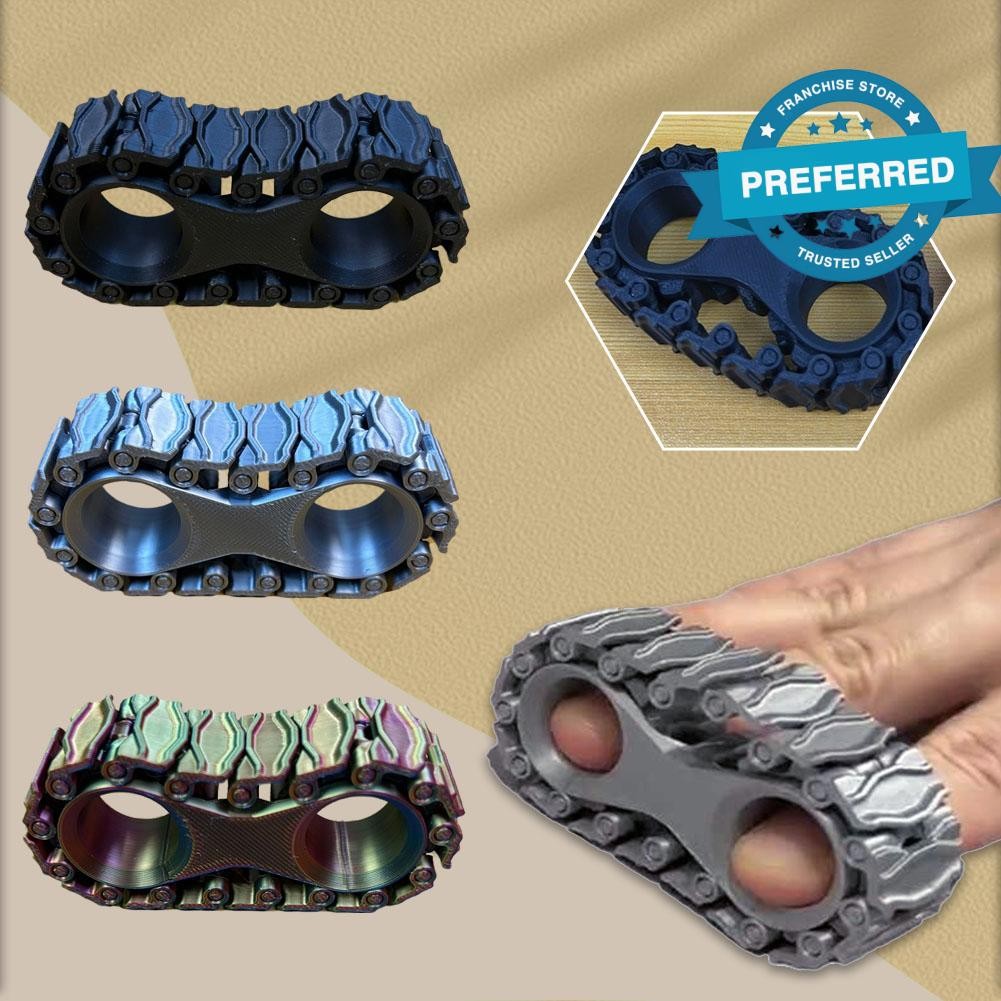 Finger Gyroscope Tank Track Gyroscope Toy 3d Printed Novelty Toys Toy ...