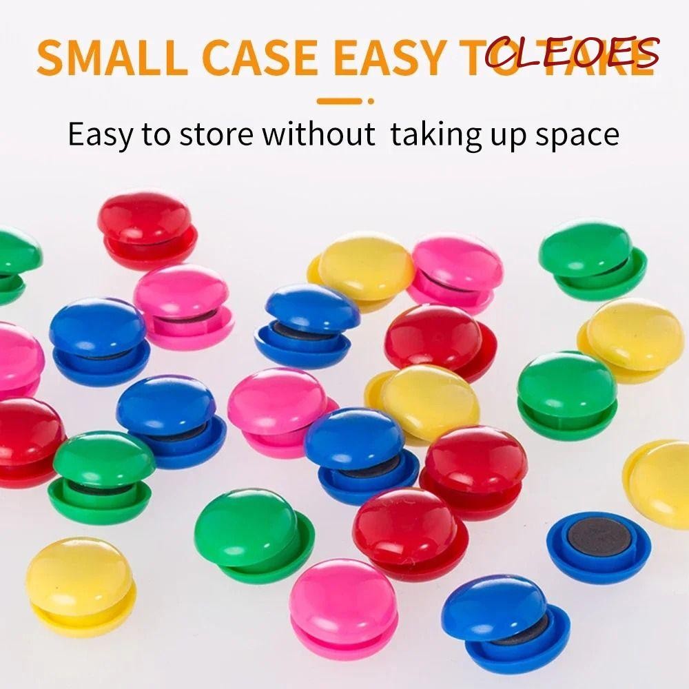 CLEOES Whiteboard Magnets, 20mm 30mm 40mm Fridge Sticker Magnet Buttons ...