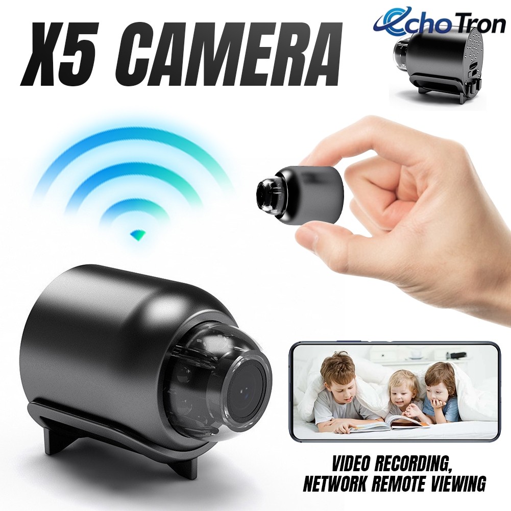 1080P X5 Camera Hidden Mini 140° Wide Angle WIFI IP Camera HD ...