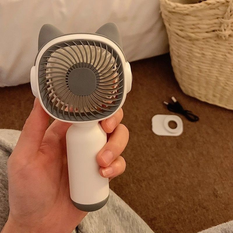 Handheld Small Fan Mini Charging Student Food Supplement High Wind ...