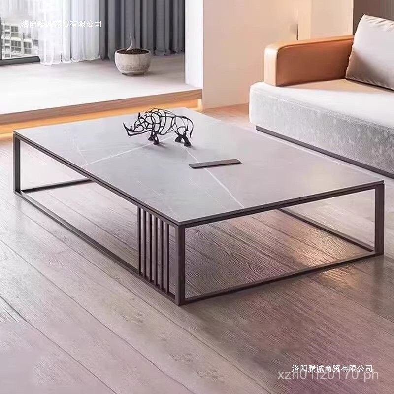 Picture of Home Coffee Table Tea Table Living Room Rectangular Minimalist Rock ...