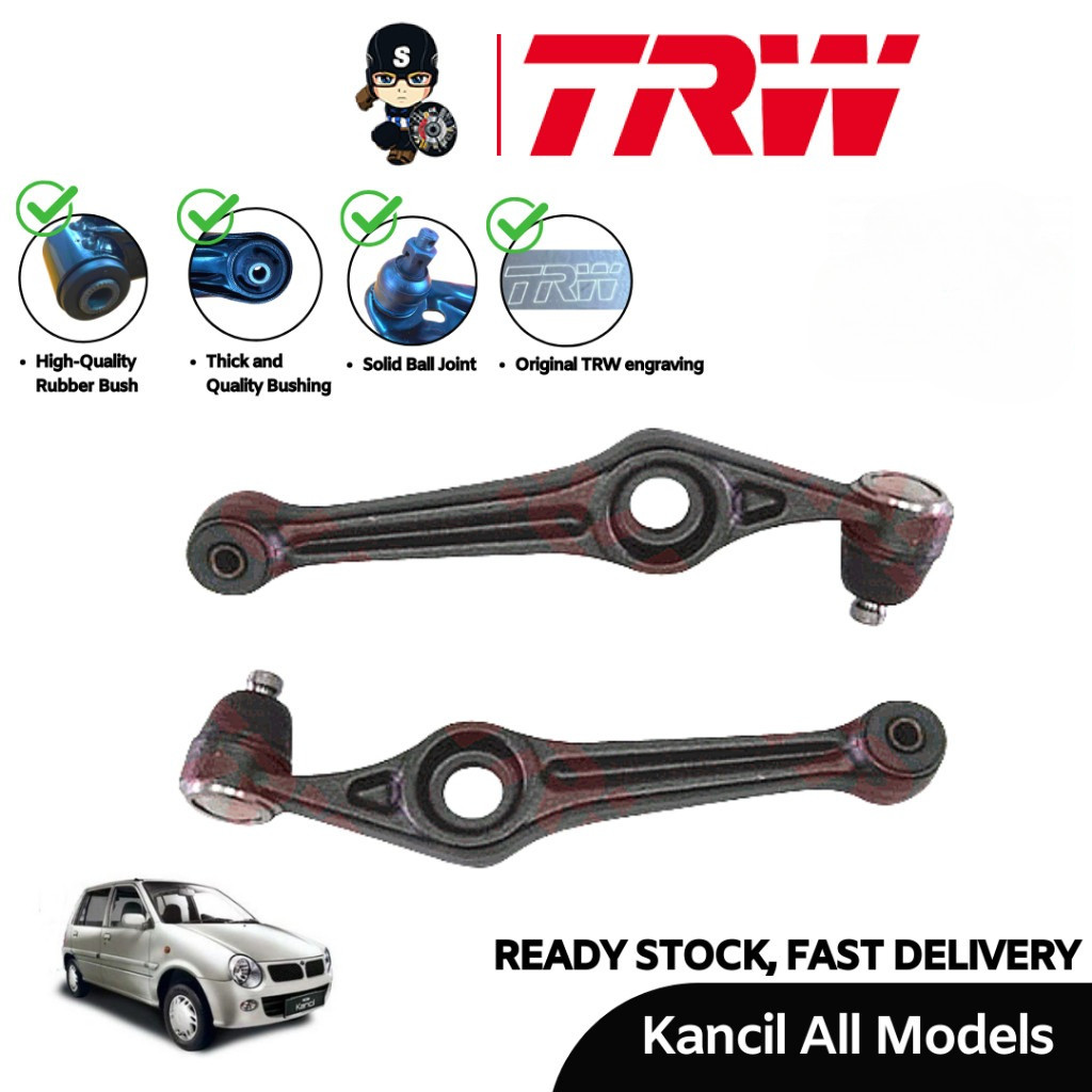 TRW Front Right/Left Lower Arm for Perodua Kancil 660 850 [JTC450] 1 ...