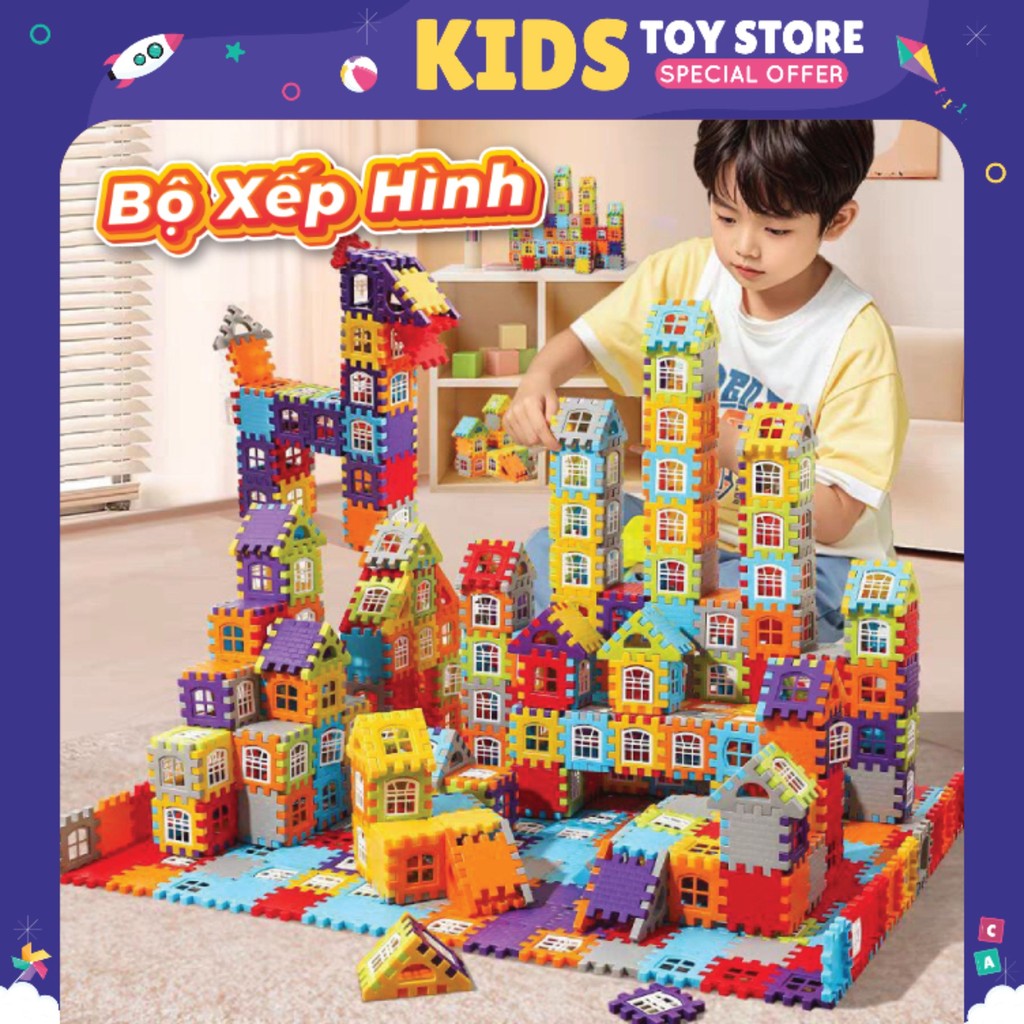 Architectural Construction Puzzle Assembling Toys, Building Blocks Help ...