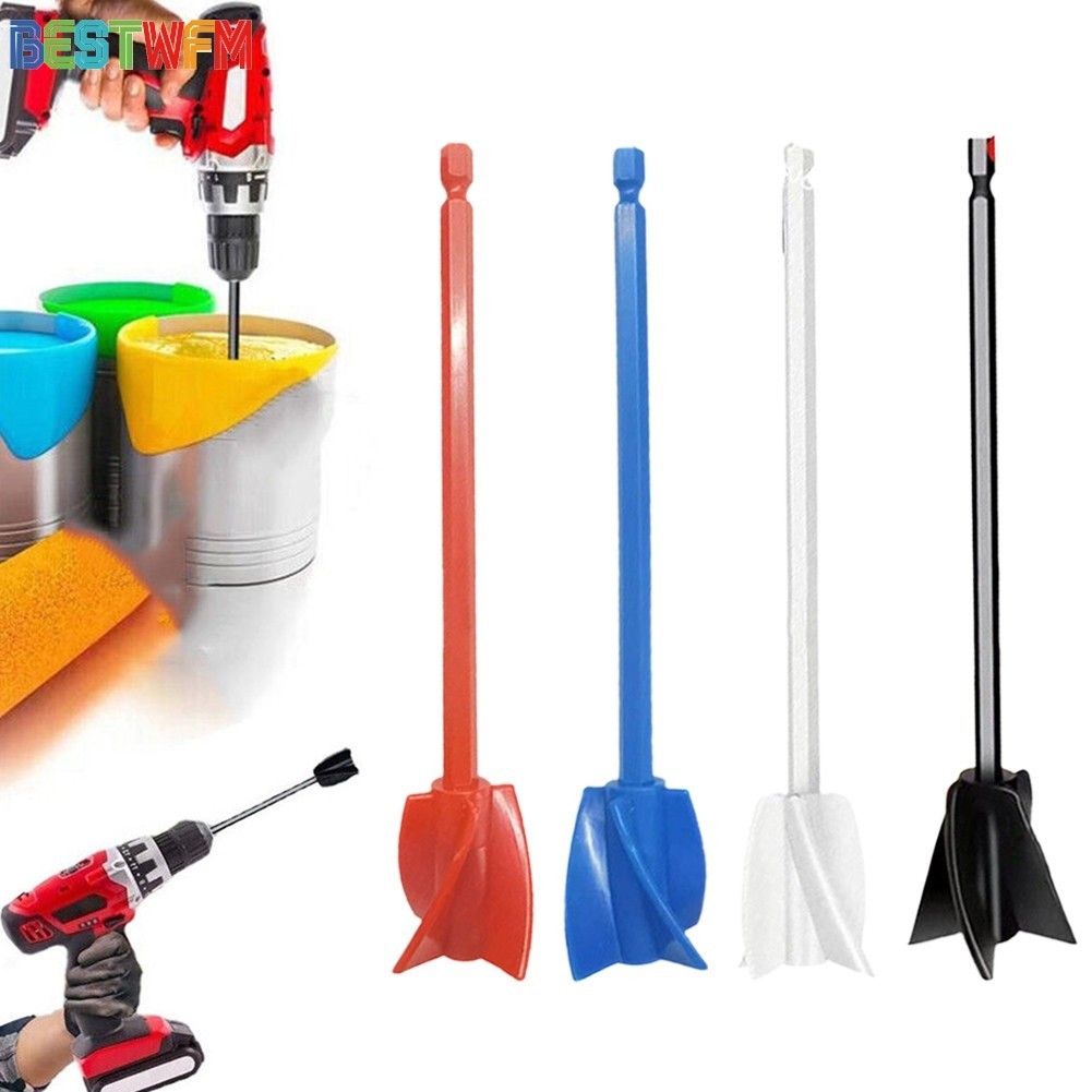 BESTWFM Epoxy Mixer Paint Drill Attachment Paddle Consistency Liquids