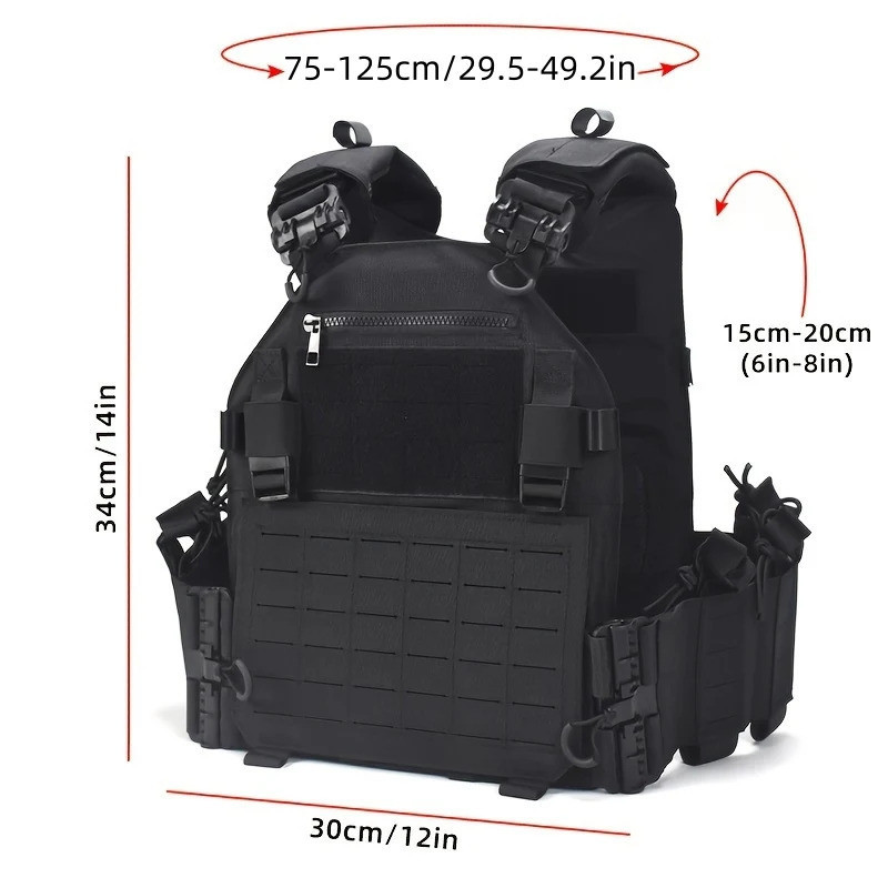 Quick Release Hunting Tactical Vest Men Plate Carrier Chest Rig Outdoor