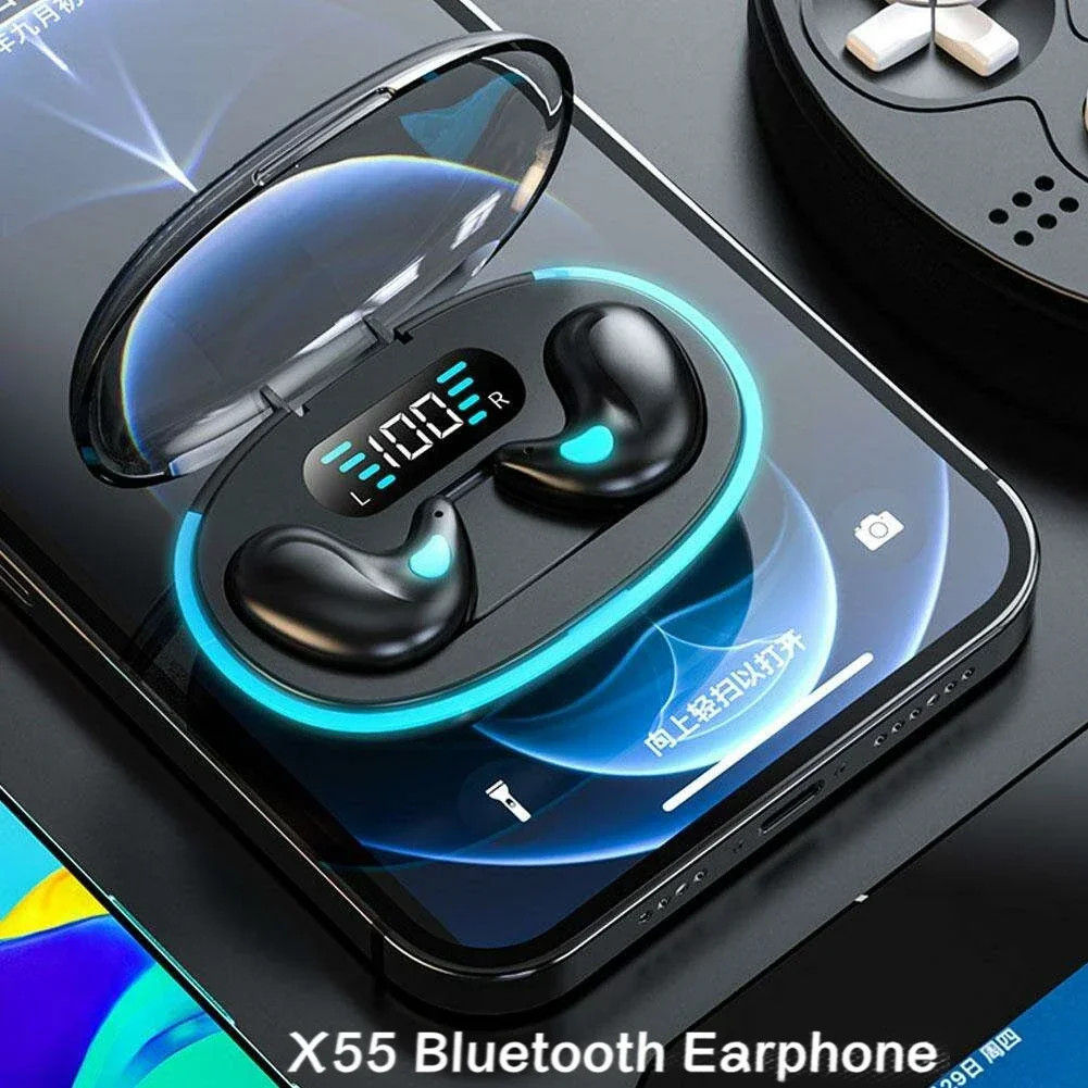 Sleeping Earbuds Wireless Mini Headphones For Work TWS Bluetooth ...
